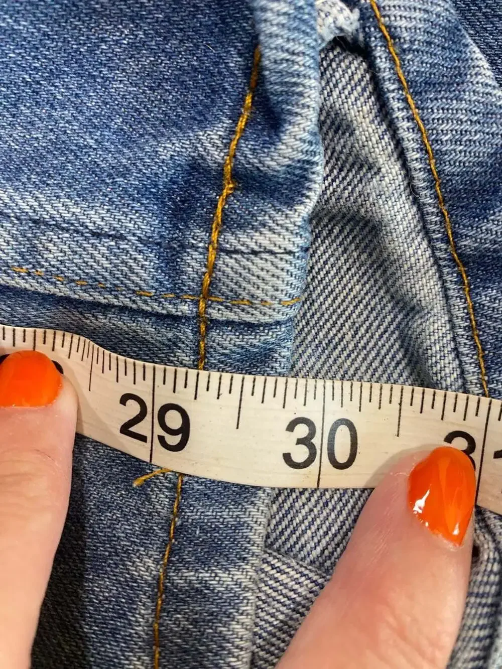 Vintage Levi's Orange Tab 517 Bootcut Denim Jeans 38 x 30